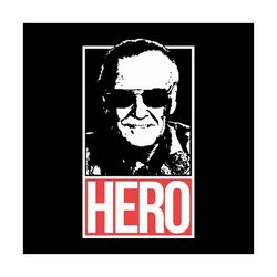 Stan Lee Hero Famous American Comic Book Writer Svg