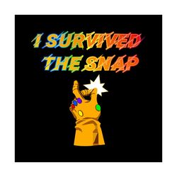 I Survived The Snap Thanos Gems Hand Game Of Thrones Svg