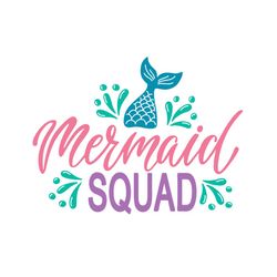 Mermaid Squad Svg