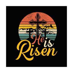 He Is Risen Christian Jesus Svg, Jesus Svg, Christian Svg, He Is Risen Svg, Christ Svg, Christian Cross Svg, Christ Cros