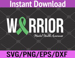 Mental Health Awareness Green Svg, Eps, Png, Dxf, Digital Download