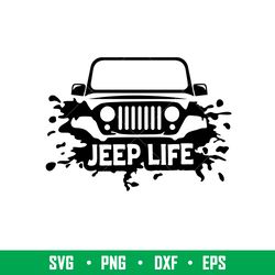 Jeep Life, Jeep Life Svg, Offroad Svg, Outdoors Svg, Outdoor Life Svg, png, dxf, eps file
