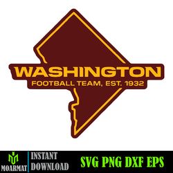 Washington Svg, Washington Commanders Svg Bundle, Washington Football Team, W Svg, W soccer team, American Football (19)
