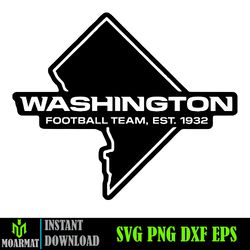 Washington Svg, Washington Commanders Svg Bundle, Washington Football Team, W Svg, W soccer team, American Football (20)