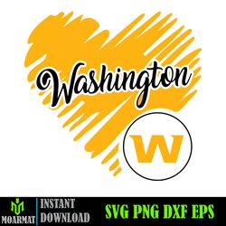 Washington Svg, Washington Commanders Svg Bundle, Washington Football Team, W Svg, W soccer team, American Football (28)