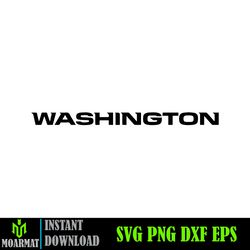 Washington Svg, Washington Commanders Svg Bundle, Washington Football Team, W Svg, W soccer team, American Football (3)