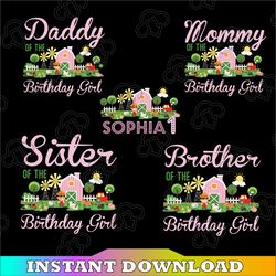 Personalized Barn birthday Girl Png, Farm birthday Png, Farm Animals Birthday, Farm Birthday Printable Family,