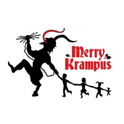 Merry Krampus Monster Svg, Christmas Svg, Krampus Svg, Monster Svg