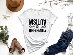 Autism Seeing The World Differently Shirt, Autism Puzzle Shirt, Autism Awareness Shirt, Autism Teacher Shirt - T151