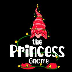 The Princess Gnome Svg, Christmas Svg, Family Matching Group Svg, Christmas Gift Svg, Gnome Svg