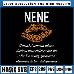 Nene Leopard Lips Png, Kiss Nene Description Png, Mother's Day Png, Lips Clipart Sublimation Designs Downloads, Leopard