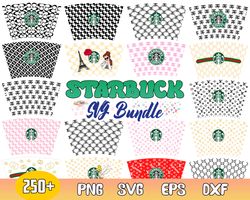 Starbucks 24oz Wrap Bundle Svg, Starbucks Coffee Warp Svg, Starbucks Brand Logo, Instant Download