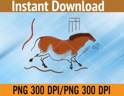 Horse of Lascaux PNG, Digital Download