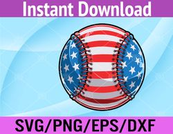 Men Women American Flag Baseball, Baseball Dad Mom Svg, Eps, Png, Dxf, Digital Download