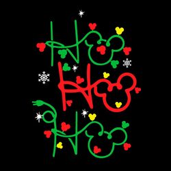 Christmas Disney Ho Ho Ho Svg, Christmas Svg, Christmas Ho Ho Ho Svg