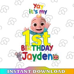 Cocomelon Personalized Name And Ages Birthday PNG, Cocomelon Brithday Png,Cocomelon Family Birthday Png,