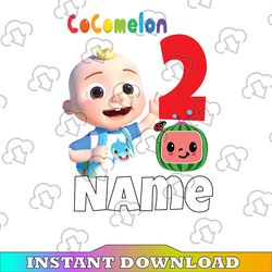 Cocomelon Personalized Name And Ages Birthday PNG, Cocomelon Brithday Png,Cocomelon Family Birthday Png,