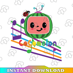 Cocomelon Logo svg, Coco Melon svg, Cocomelon Bundle svg, Cocomelon Birthday svg, Watermelon Birthday,