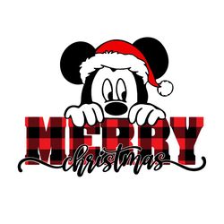 Mickey Mouse Merry Christmas Svg, Christmas Svg, Mickey Mouse Svg, Disney Svg