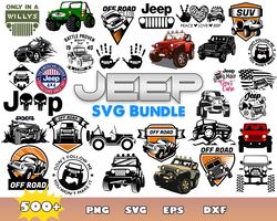 Jeep Bundle Svg, Jeep Car Svg, Jeep Logo, Jeep Clipart, File Cut, For Cut