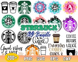 Starbucks Bundle Svg, Starbucks Logo Svg, Starbucks Coffee Svg, Png Dxf Eps Digital File