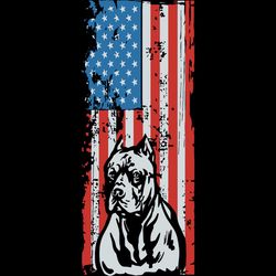 Pitbull Dog Usa Flag, Pitbull Gift Svg, Pitbull Svg, Independence Day Svg, Love Dog Svg, 4th Of July Gift Svg, Fourth Of