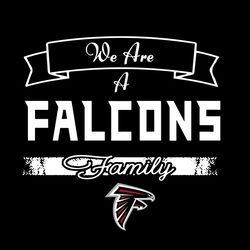 We Are A Falcons Family Svg, Sport Svg, Atlanta Falcons Svg, Falcons Football Team, Falcons Svg, Falcons NFL Svg, Atlant