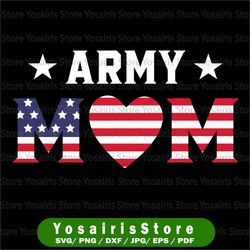 Army Mom American Flag | SVG png Design Digital Download