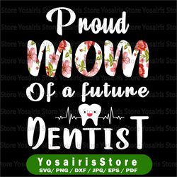 Proud Mom Of A future Dentist | Proud Mom of a Future Doctor | Gift for Mom png file for Sublimation & Tranfer, Sister,