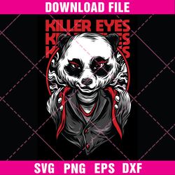 Panda Logo, Animal Logo, Killer Eyes, T shirt, T-shirt Logo, Logo Svg, Logo Png, Fashion Brand Png - Download File