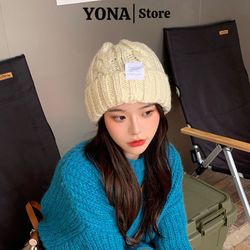 womens beanie winter beanie hats yona mens and women's woolen hats with hooded young fashion style