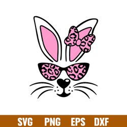 Bunny Girl With Sunglasses, Bunny Girl With Sunglasses Svg, Happy Easter Svg, Easter egg Svg, Spring Svg, png,eps, dxf f