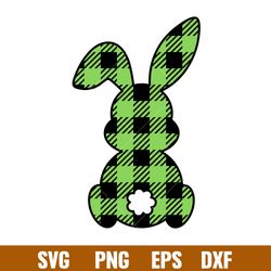 Easter Bunny Buffalo Plaid, Easter Bunny Buffalo Plaid Svg, Happy Easter Svg, Easter egg Svg, Spring Svg, png, dxf, eps