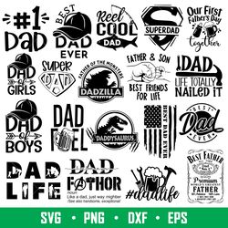 Father Bundle Vol , Fathers Day Bundle Svg, Dad Life Svg, Fathers Day Svg, Best Dad Svg,png,dxf,eps file