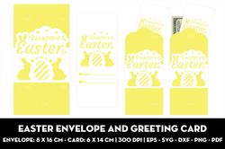 Easter envelope and greeting card