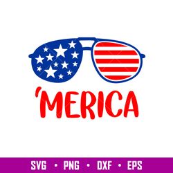 America Sunglasses, Merica Svg American Flag Svg Sunglasses Svg Fourth of July Svg US Flag America Svg 4th of July Png P