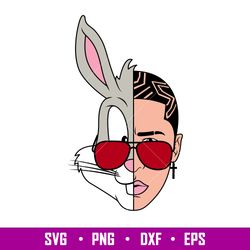 Bad Bunny 12, Bad Bunny Svg, Yo Perreo Sola Svg, Bad bunny logo Svg, El Conejo Malo Svg, png eps, dxf file