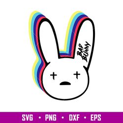 Bad Bunny 13, Bad Bunny Svg, Yo Perreo Sola Svg, Bad bunny logo Svg, El Conejo Malo Svg, png eps, dxf file