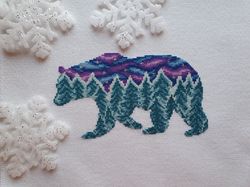 Aurora bear - cross stitch pattern