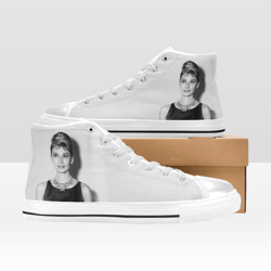 Audrey Hepburn Shoes, High-Top Sneakers, Handmade Footwear