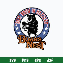 Boars Nest Dukes Of Hazzard Tv Show Svg, Boars Nest Svg, Png Dxf Eps File