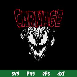 Carnage Venom Svg, Venom Svg, Venom Monster Svg, Png Dxf Eps File