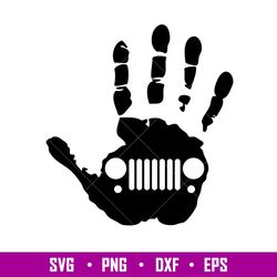 Jeep Hand, Jeep Hand Svg, Offroad Svg, Outdoors Svg, Outdoor Life Svg, png, dxf, eps file