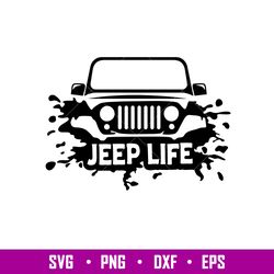 Jeep Life, Jeep Life Svg, Offroad Svg, Outdoors Svg, Outdoor Life Svg, png, dxf, eps file