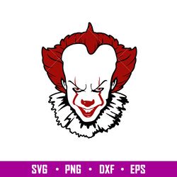 Pennywise, Pennywise Svg, Halloween Svg, Dancing Clown Svg, It Clown Svg, png,dxf,eps file