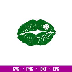 St Patricks Day Kiss Lips, St Patricks day SVG, St Patricks svg, St Patrick svg, sexy St Patrick svg, Saint Patricks Day