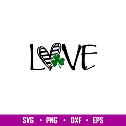 St Patricks Love, St. Patricks Day Starbucks Coffee Svg, St. Patricks Day Svg, Lucky Svg, Irish Svg, Clover Svg, png,dxf