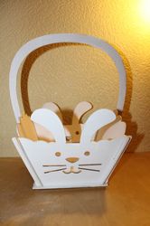 Digital Template Cnc Router Files Cnc Easter Basket Files for Wood Laser Cut Pattern