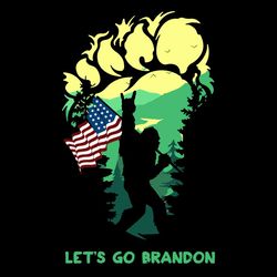 Bigfoot Alien Camping Lets Go Brandon FJB Svg, Treding Svg, American flag Svg