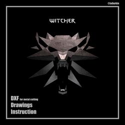 Welding Project Plans Drawings Witcher Wolf (DXF, PDF)